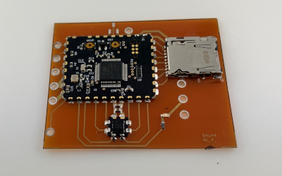 Fully inkjet-printed multilayer PCB